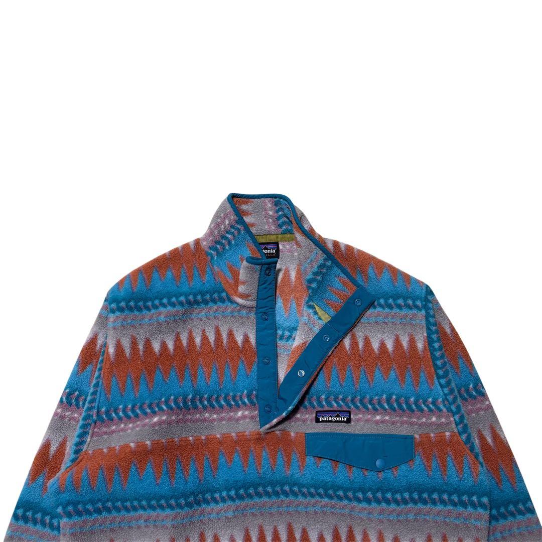 廃盤希少柄！ミネハハ patagonia パタゴニア 総柄 シンチラ スナップT