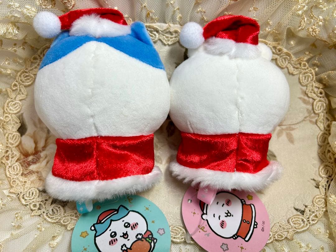 ちいかわ サンタさんだ！持ちますマスコット クリスマス ちいかわ