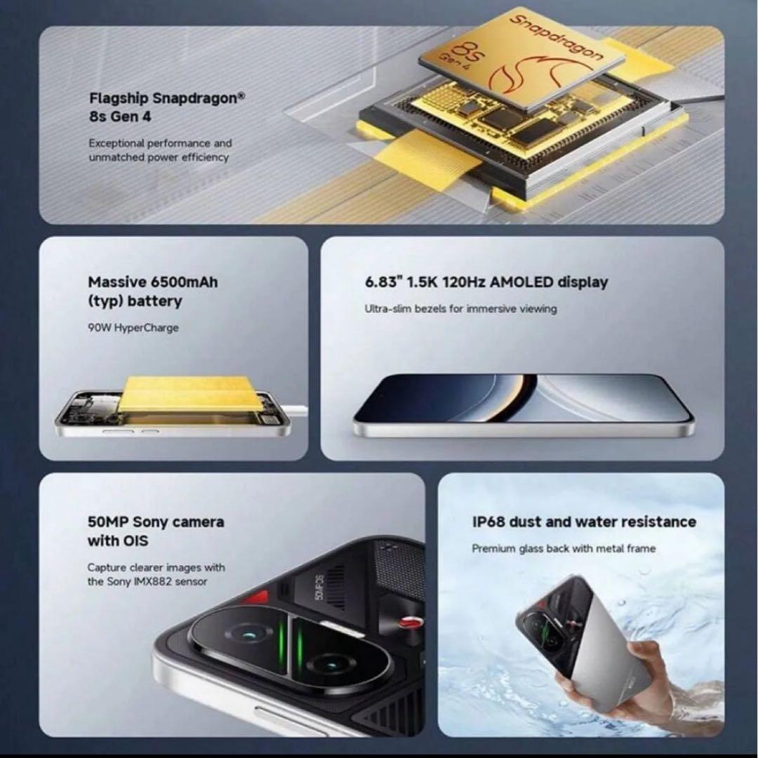 未開封 Xiaomi POCO F7 12G+512G ホワイト 本体 - メルカリ