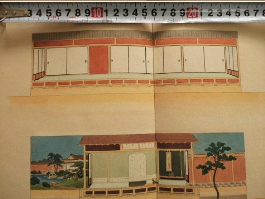 戦前 小貫春陽 道具帳 舞台装置 大道具 歌舞伎背景画家 舞台美術家 勝川