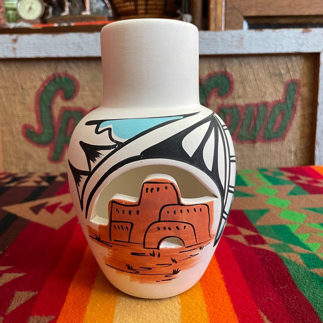 貴重！ネイティブアメリカンNavajo壷ナバホ族プエブロヴィンテージ雑貨