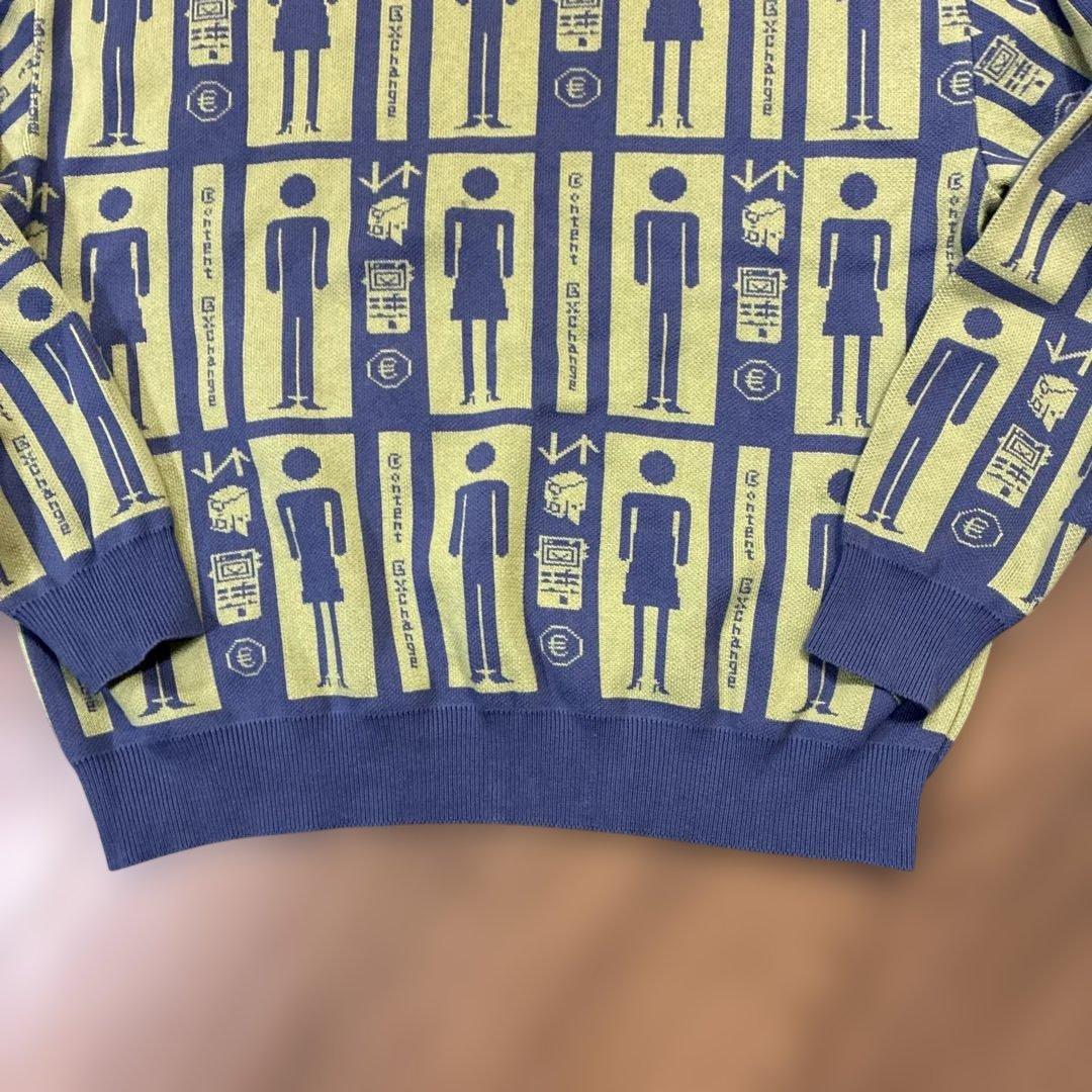 C.E CAVEMPT 総柄 ニット グリーン シーイー - メルカリ