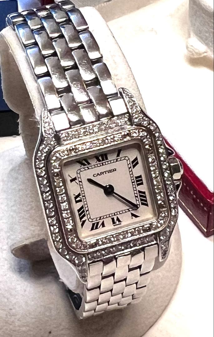 カルティエ パンテール SM （ダイヤモンドクォーツ付き） サイズ 13.5cm