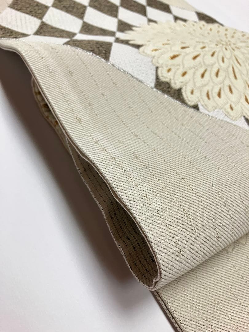 お仕立て上がり名古屋帯 新品未使用品 正絹 西陣織 No.346 - メルカリ