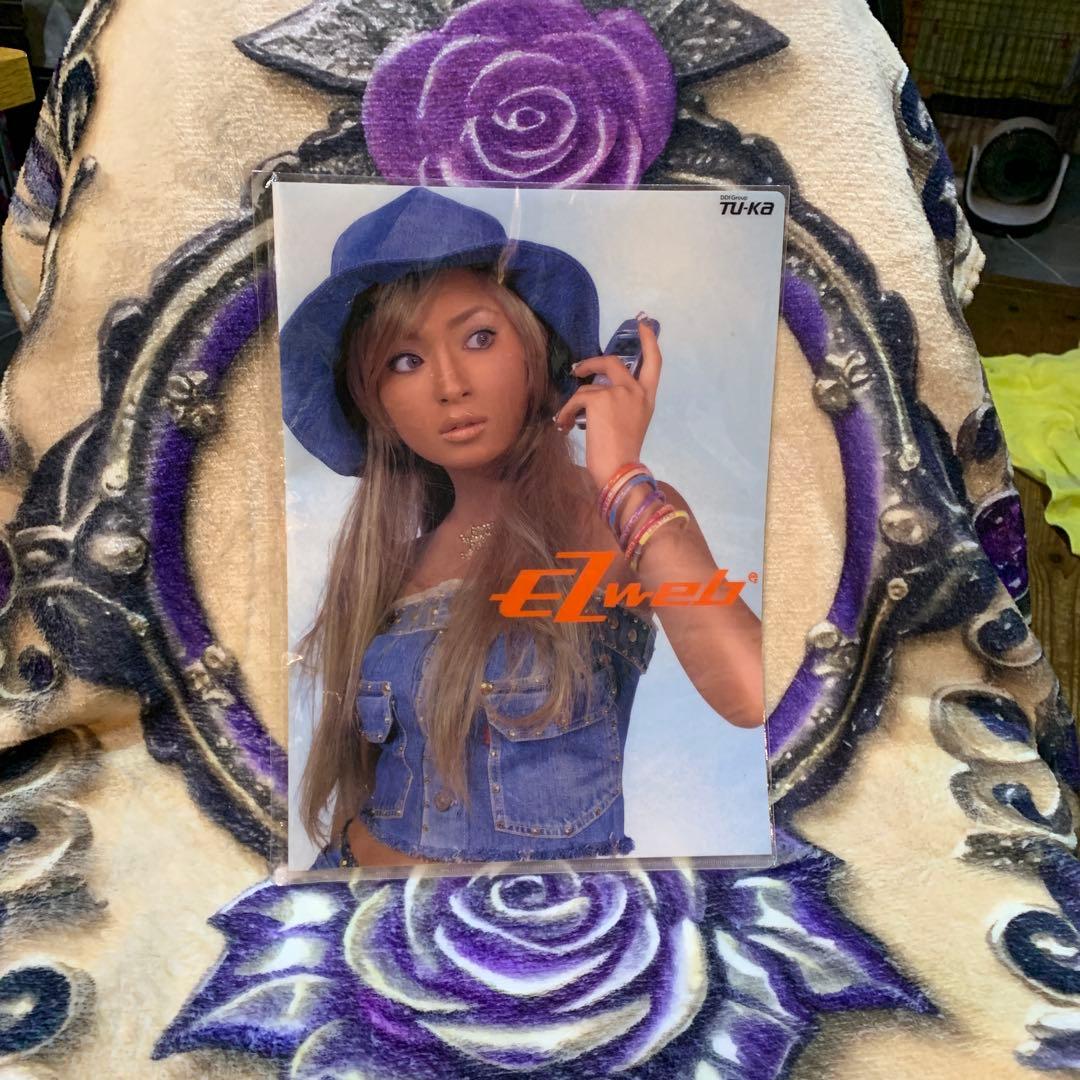 非売品 浜崎あゆみ EZweb/TU-KAクリア ファイル 平成ギャル レトロ