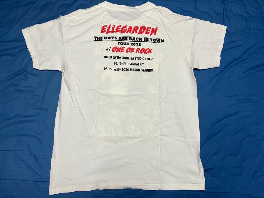 ELLEGARDEN × ONE OK ROCK コラボTシャツ 白 XLサイズ - メルカリ