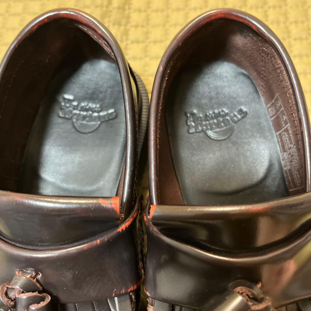 Dr Martens こげ茶色 タッセル付きローファー - メルカリ