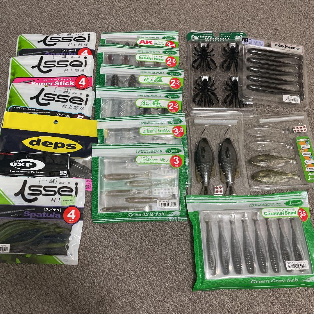 バス釣り 引退セット（ルアー、ワーム、フック、シンカー等）