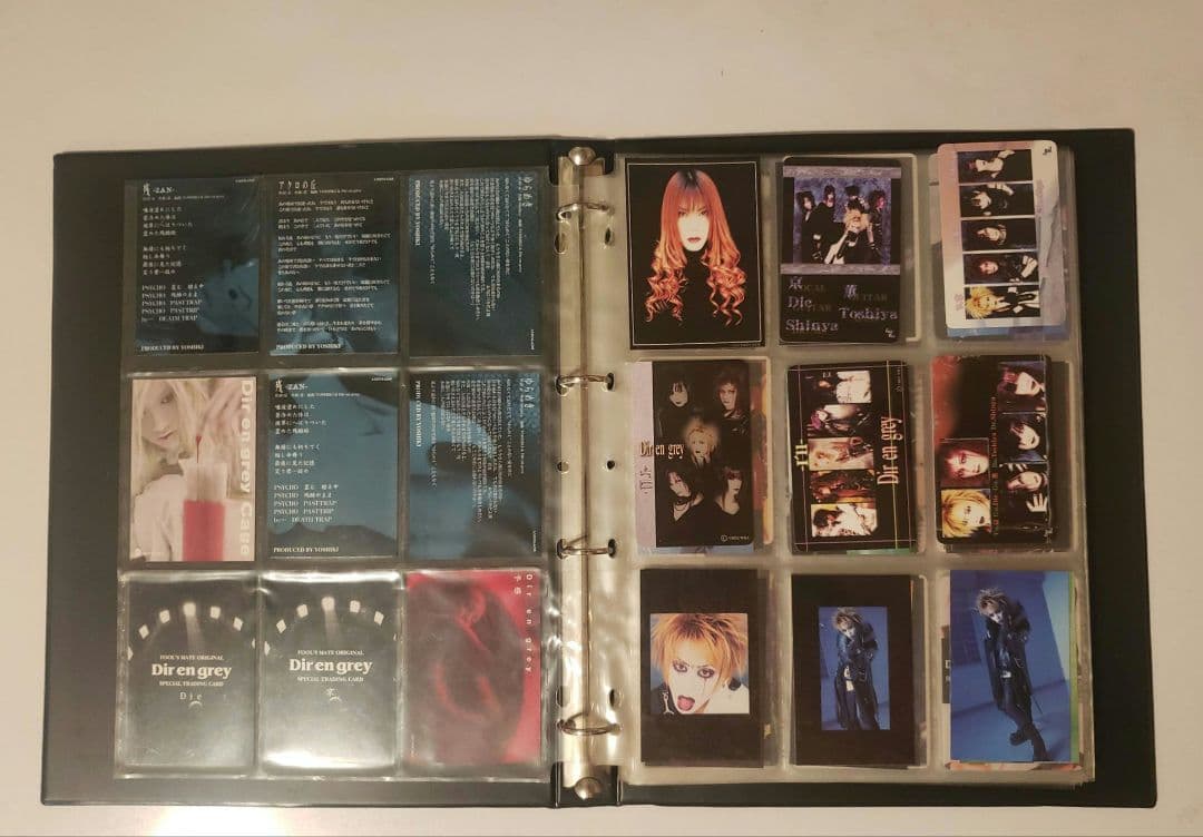 Dir en grey / トレーディングカード各種、カードファイル付き - メルカリ