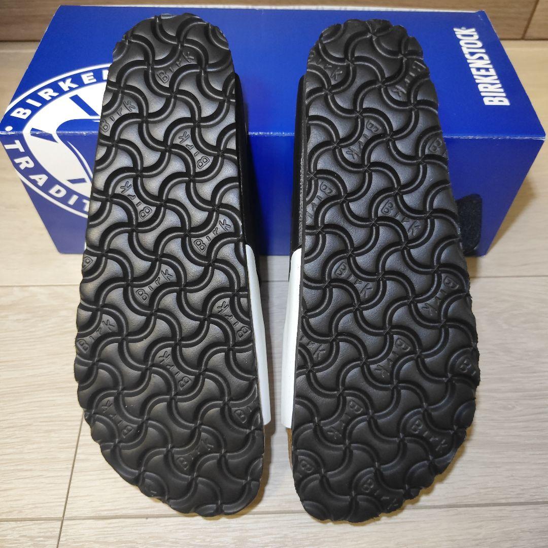 新品未使用37(23.5〜24.0cm)ビルケン アリゾナスプリット黒×白