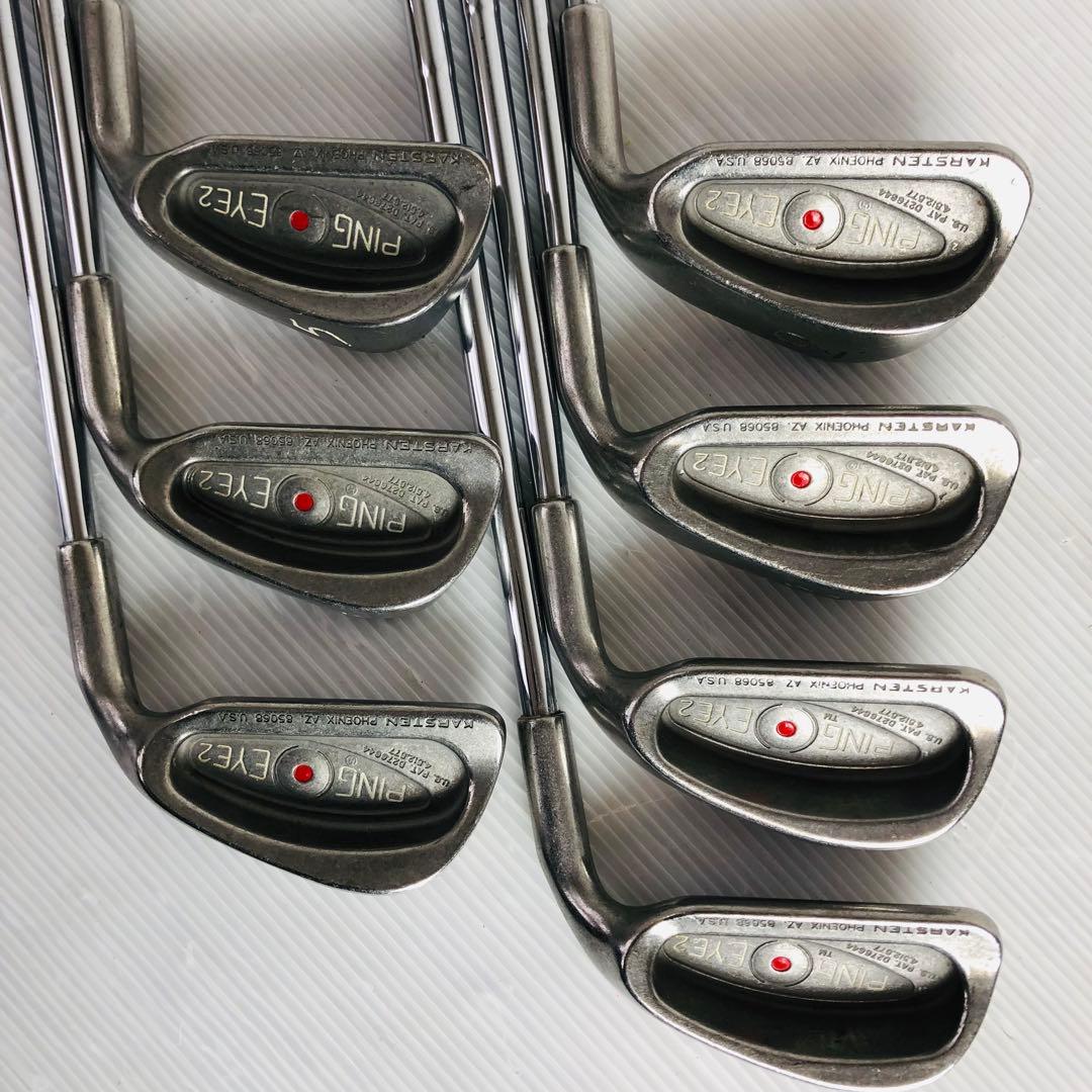 PING EYE2 アイアン クラブ 7本セット 赤ドット ゴルフ ピン - メルカリ