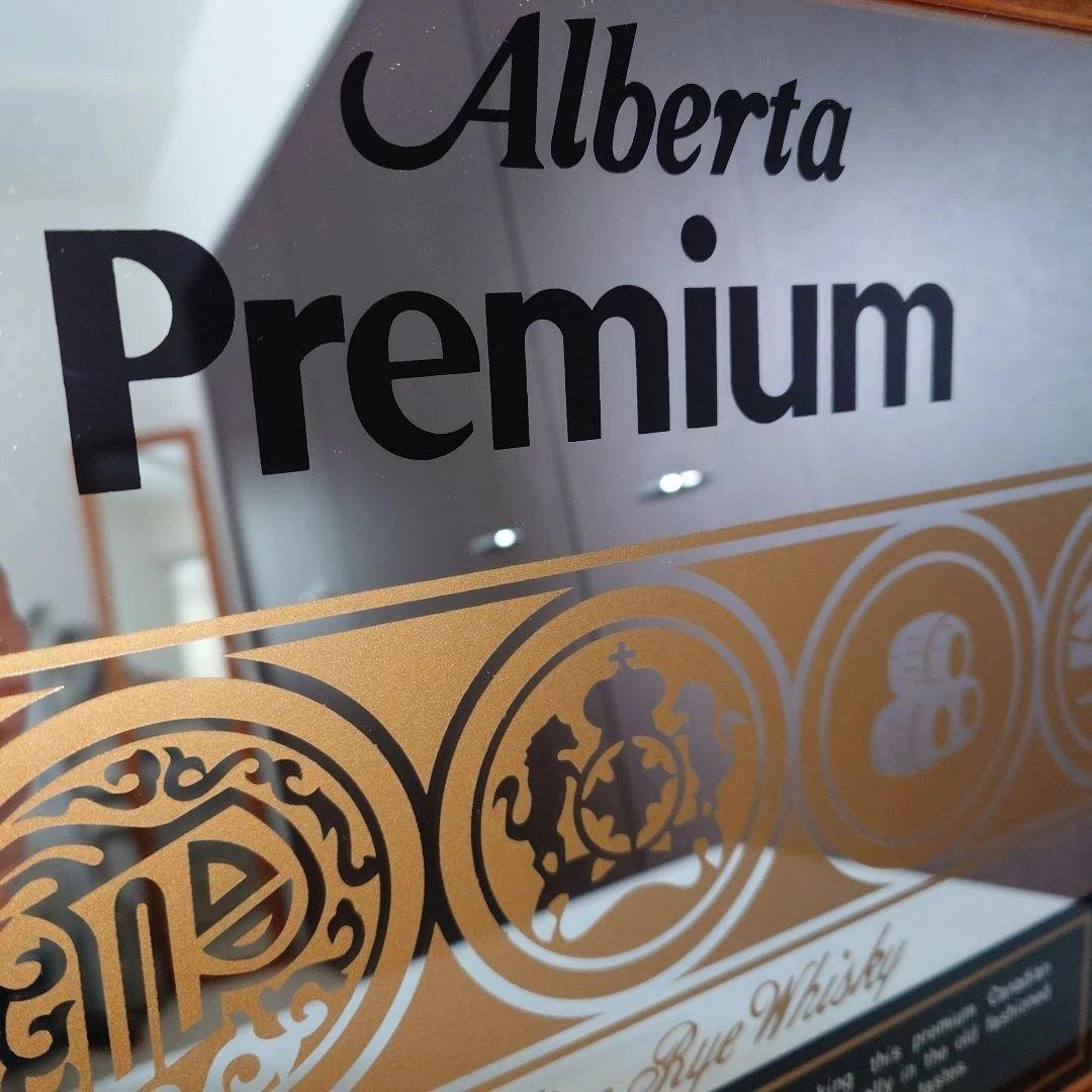 パブミラー Alberta Premium アルバータプレミア 壁掛け 看板 ①