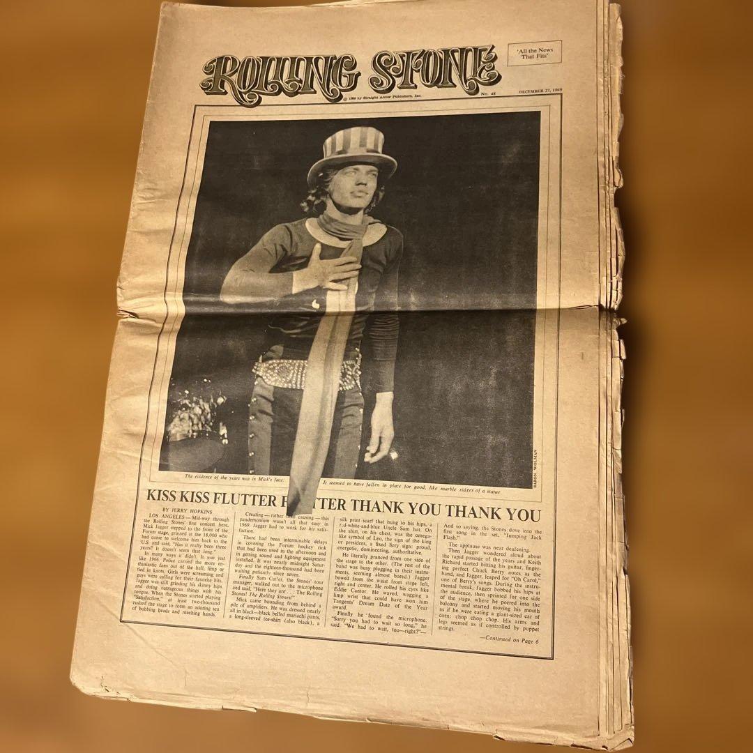 Rolling Stone誌 1969/12/27 Miles Davis - メルカリ