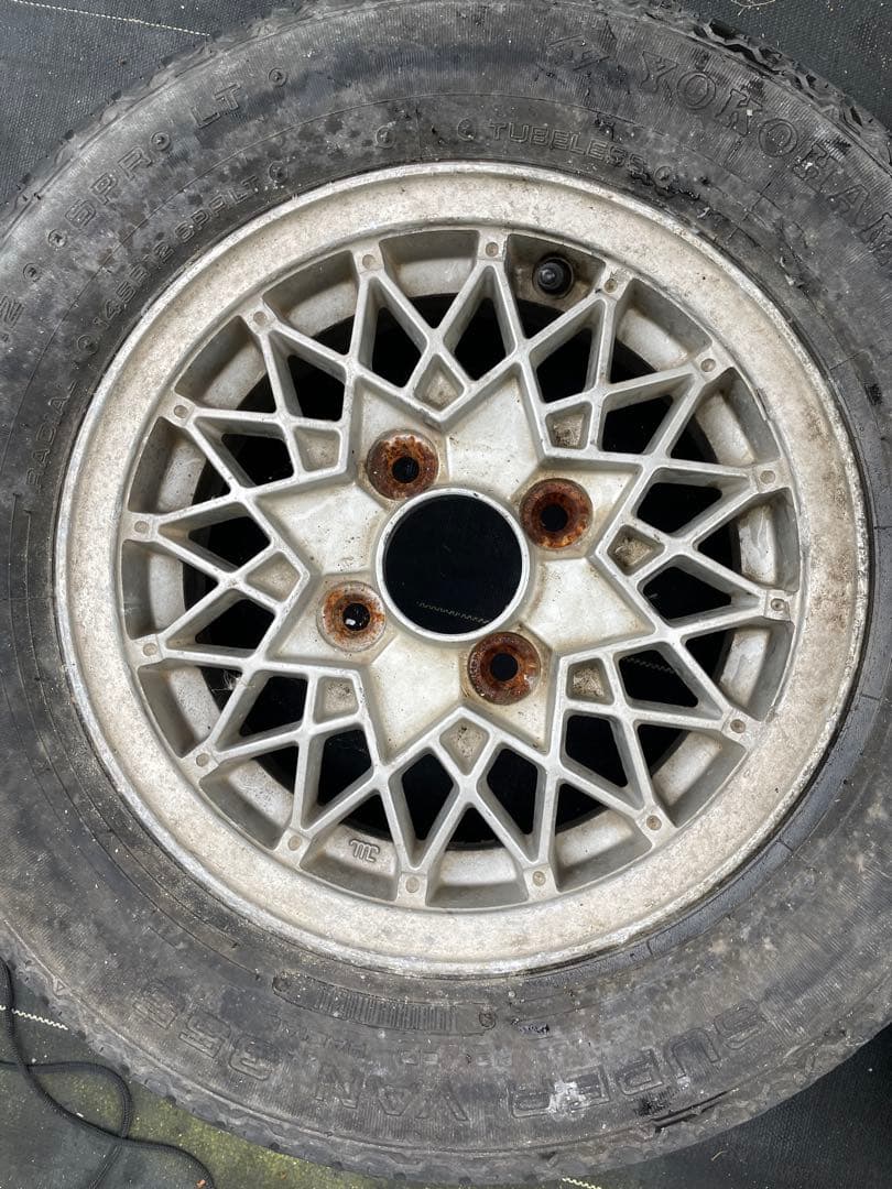 H*a様 12インチ　メッシュホイール　4.5J PCD100 オフセット35