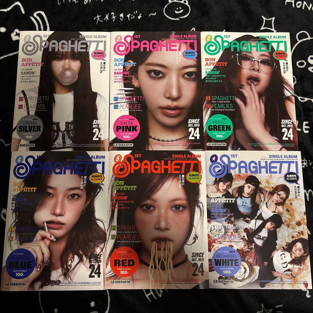 ルセラフィム 6形態セット SPAGHETTI COMPACT ver. - メルカリ