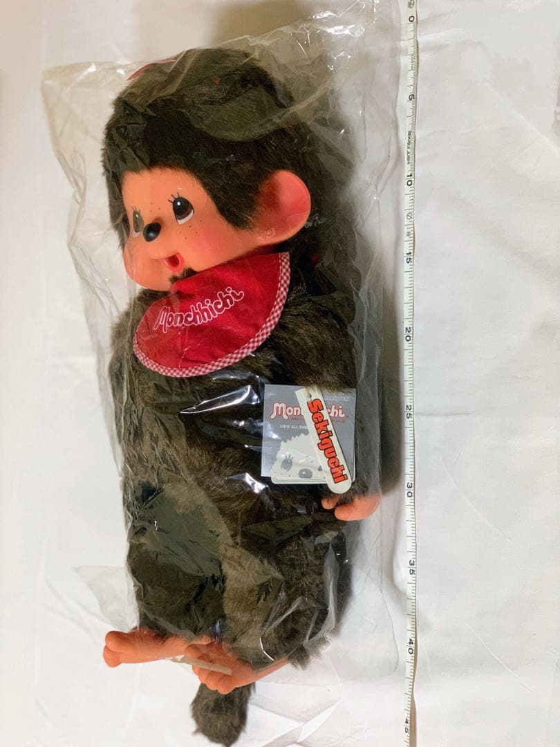 モンチッチ L 女の子 ぬいぐるみ レッド - メルカリ