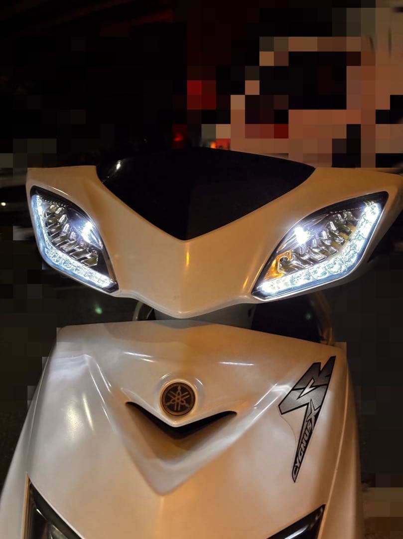 シグナス3型 ウインカー 白 GAMMAS デイライト LED フラッシャーセット ライトスモーク シグナスX