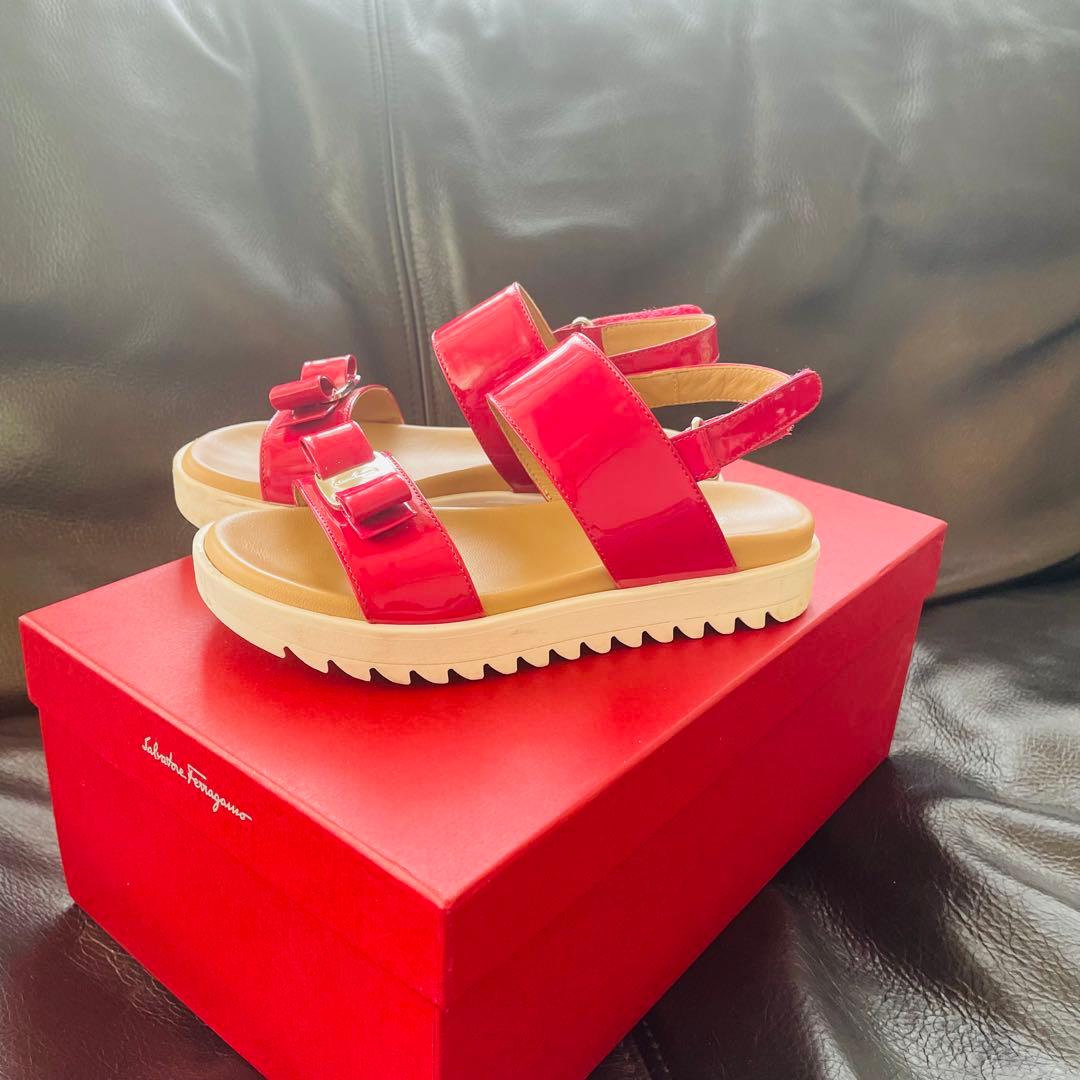 Ferragamo フェラガモ キッズ サンダル 31 19cm相当 - メルカリ