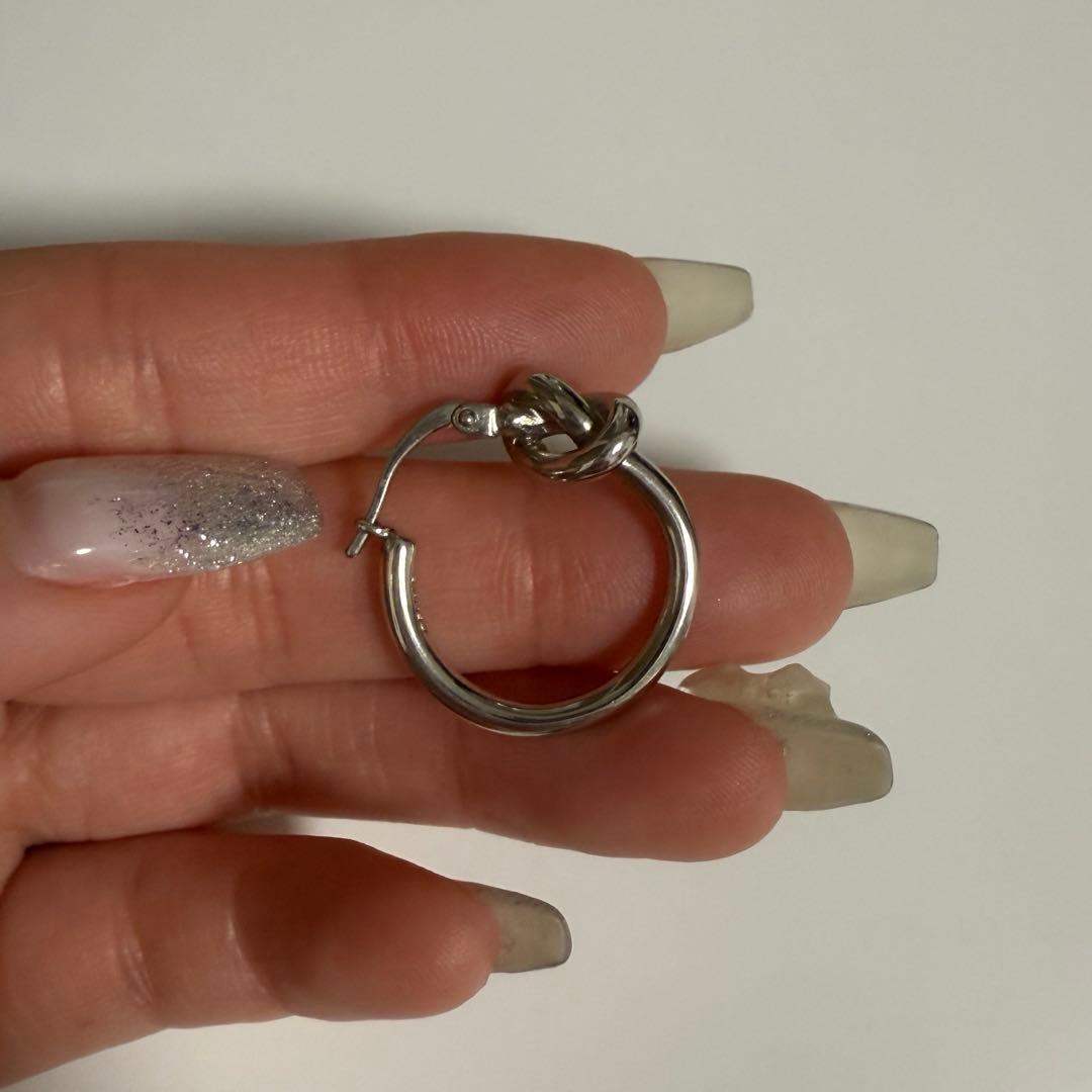 CELINE ノット スモール ループ ピアス CELINE】セリーヌ ノットスモールフープピアス (CELINE/ピアス