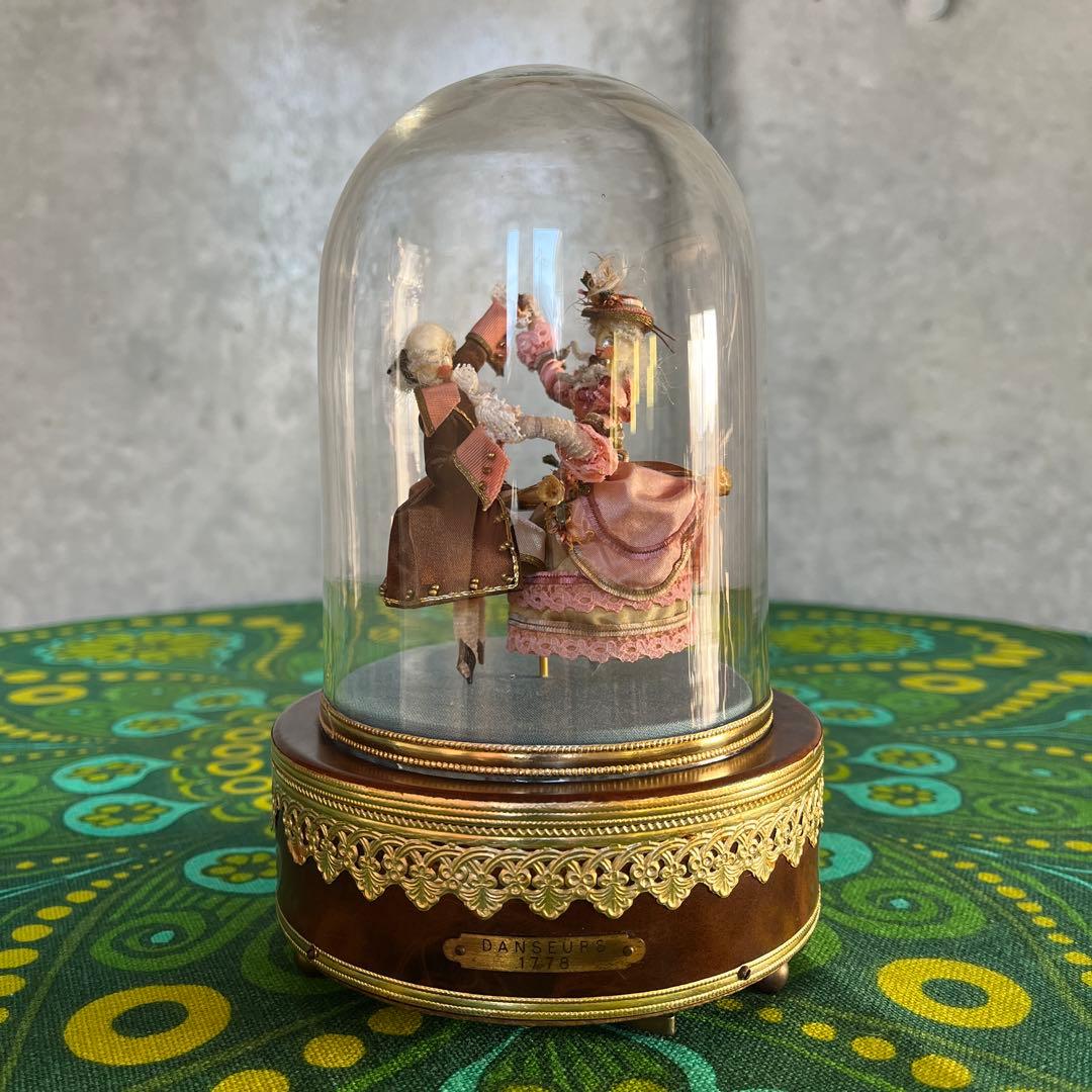 ☆REUGE☆ダンサーズ1778☆ダンス☆自動人形☆オルゴール☆ヴィンテージ VTG Collectible WIND UP TIN DANCING CELLULOID GIRL DOLL OLD TOY