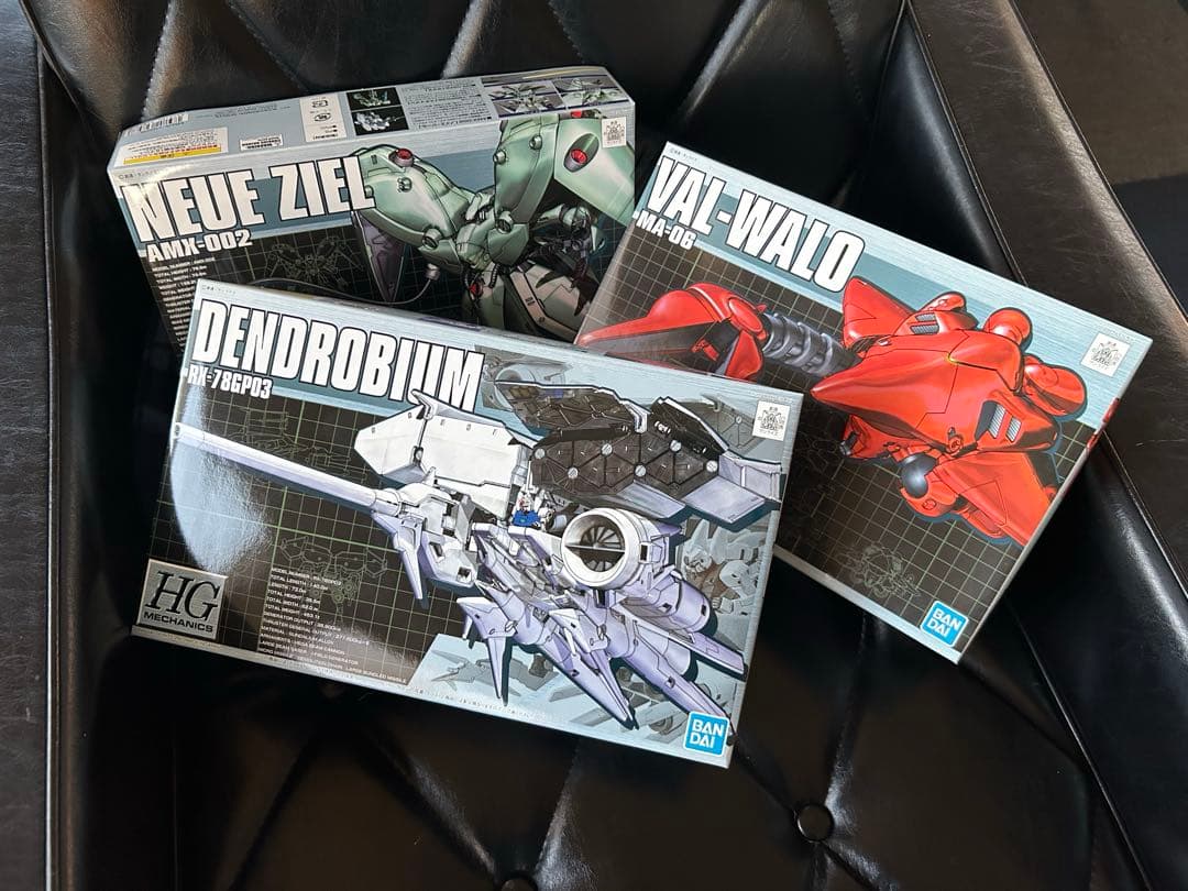 ガンプラ HGメカニクス デンドロビウム ノイエジール ヴァルヴァロ 3点