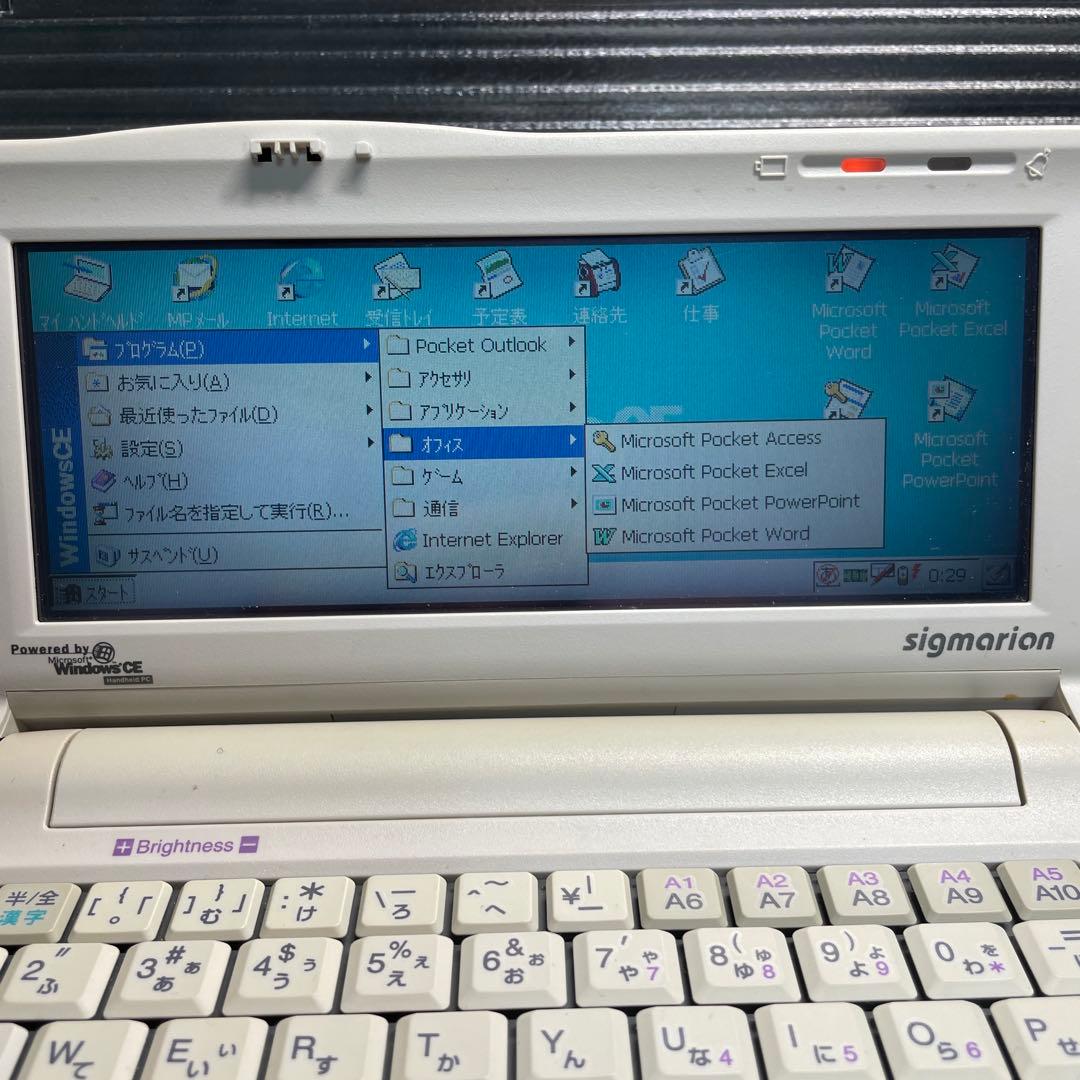 レトロPC・完動品】NTTドコモ「シグマリオン（sigmarion）」