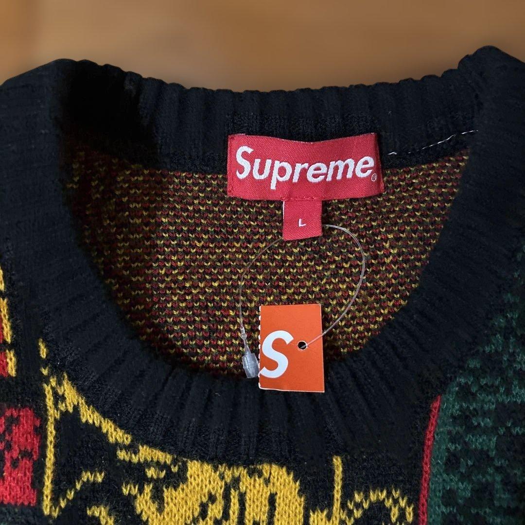 23ss Supreme ニットセーター L レゲエ - メルカリ