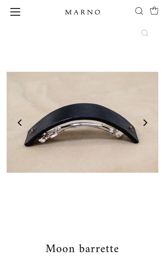 Marno Moon barrette マーノムーンバレッタ 丸林広奈 - メルカリ