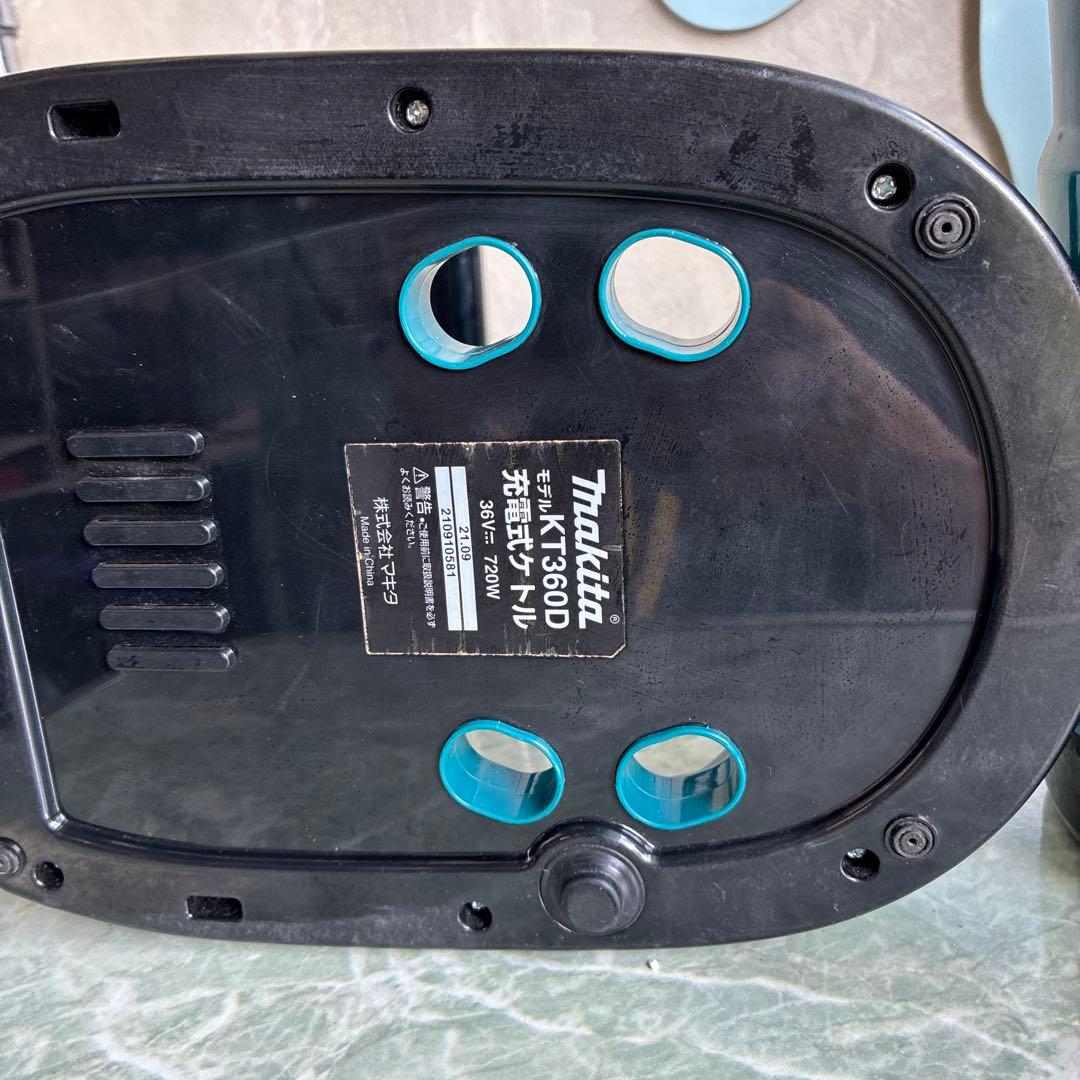 Makita ハンドル付き 36V バッテリー式電気ケトル 整理番号Aカ