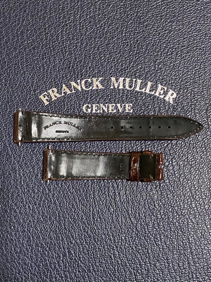 19mmフランクミュラー 純正 ブラウン ストラップ ベルト 8005