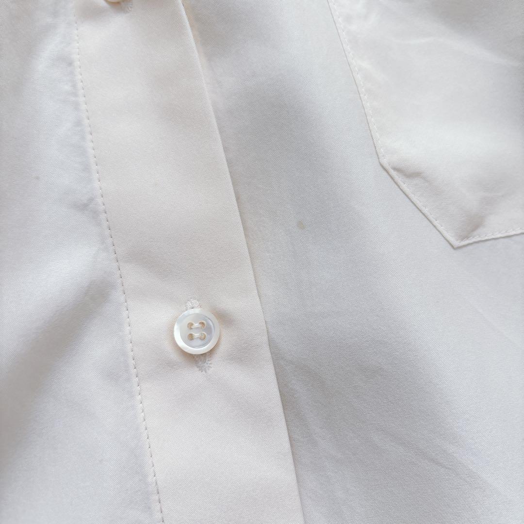 最新 Chaos カオス シルクサンドシャツ 絹100%