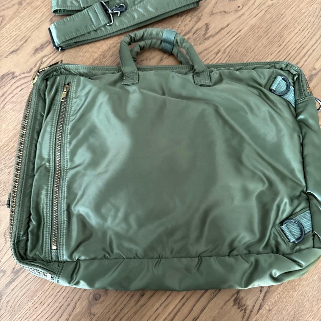レア美品 PORTER 3WAYビジネスバッグ オリーブグリーン - メルカリ