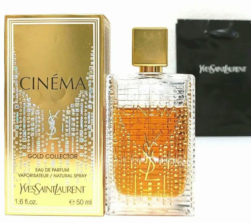 YSL シネマ ゴールドコレクターEAU DE PARFUM(50ml)☆激レア 100% YSL Cinema GOLD COLLECTOR Eau De Parfum Spray 50ML