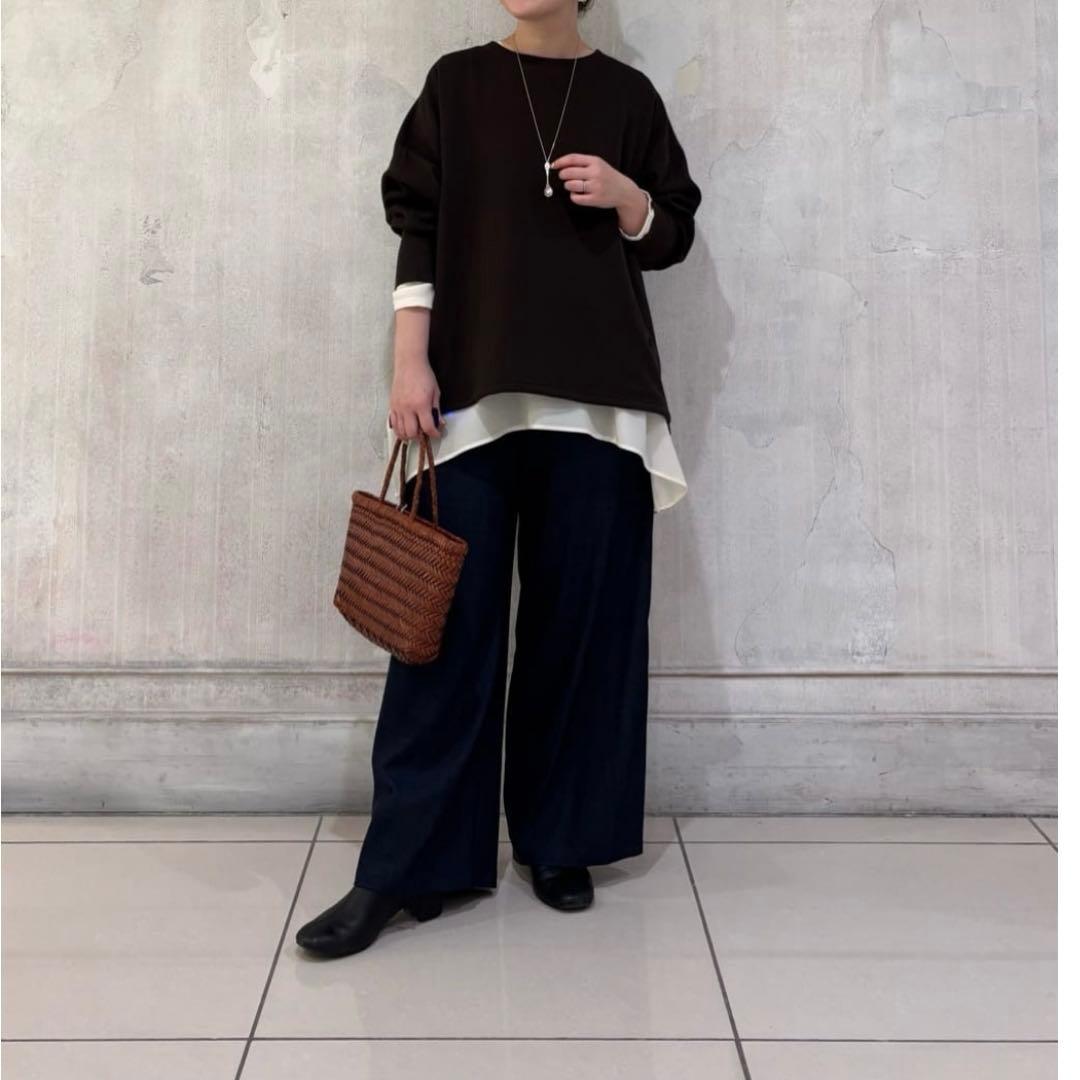 最終価格　BEARDSLEY 《LIVETART》後ろドレープ Tブラウス