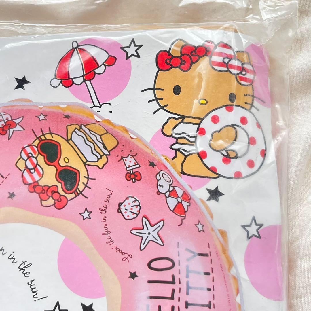 希少 新品 サンリオ ハローキティ 日焼けキティ 浮き輪90cm 2018年