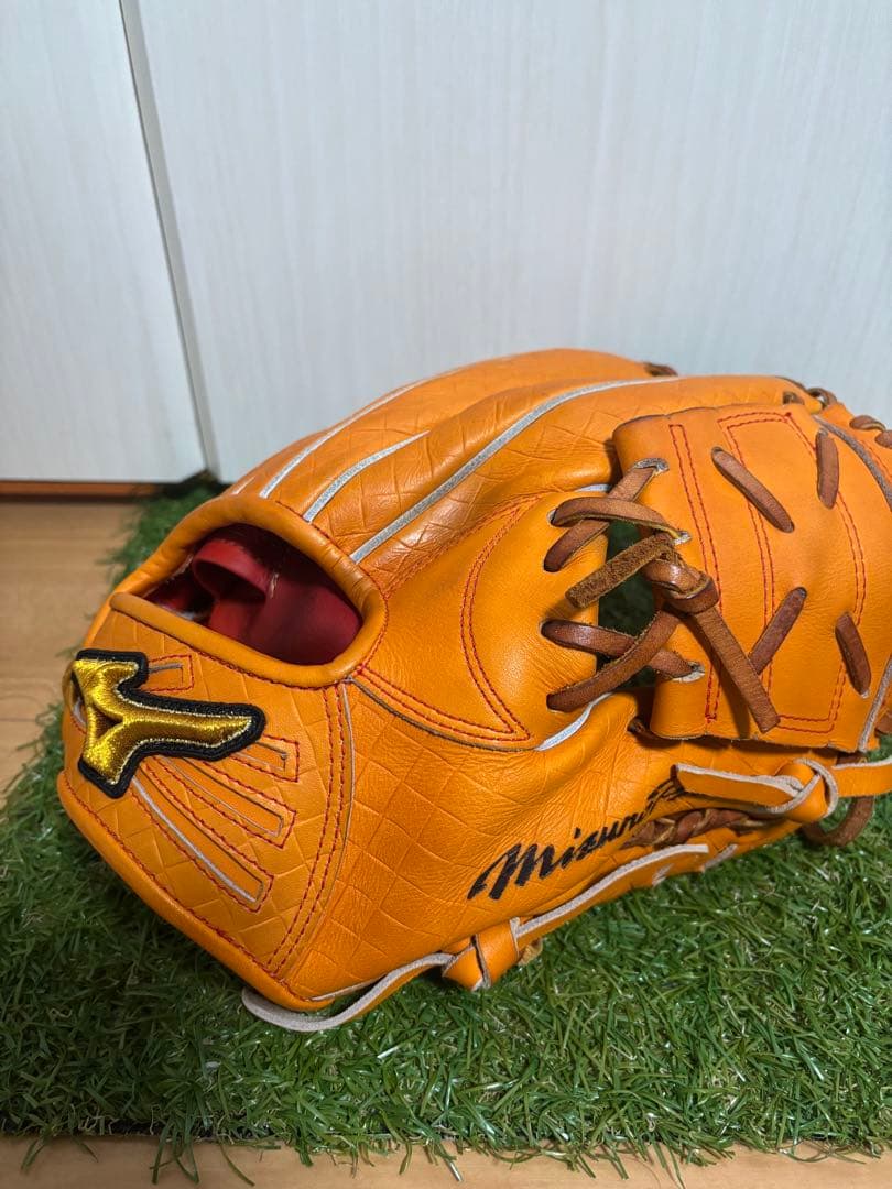 特別仕様　硬式用　仁志モデル　ミズノプロ 内野手　型押しレザー　薬指リング 硬式用【ミズノ直営限定／ミズノプロ】復刻版【仁志敏久モデル／サイズ