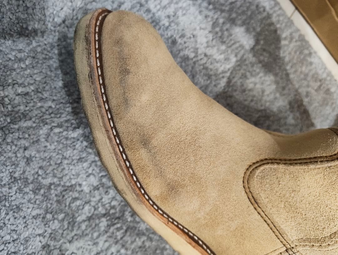 RED WING 8168 26.5cn ペコスブーツ ベージュスエード