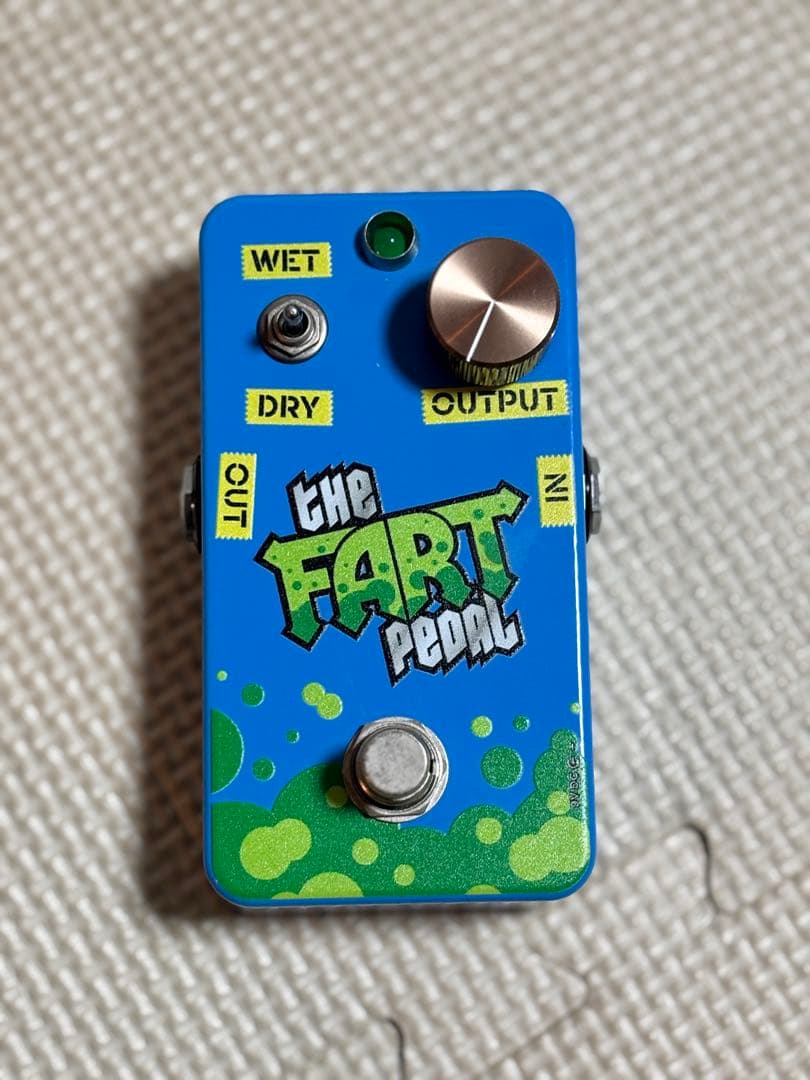 ギター The Fart Pedal 最低すぎて最高！ ギターの音をウェット／ドライなオナラの音に変換