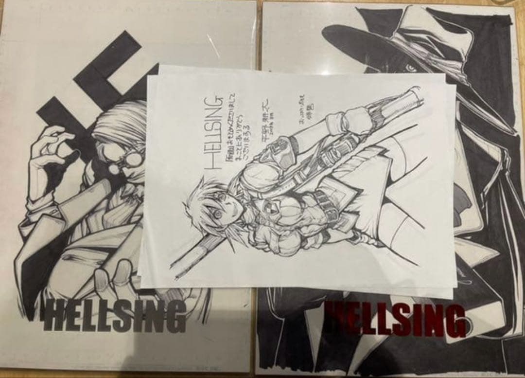 HELLSING ヘルシング 20周年記念! 複製原画セット - メルカリ