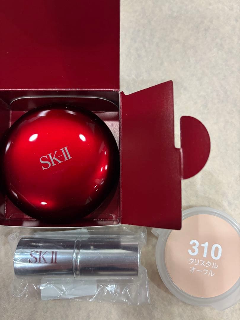 新品中古品SK-II ファンデーション310￼ケース&ブラシセット SK-II（その他）のフリマアイテム一覧