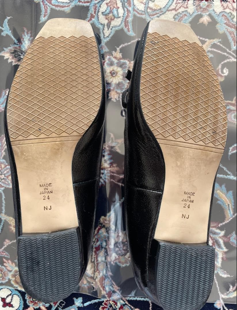 ダイアナ バレエシューズ エナメル リボン 24cm - メルカリ