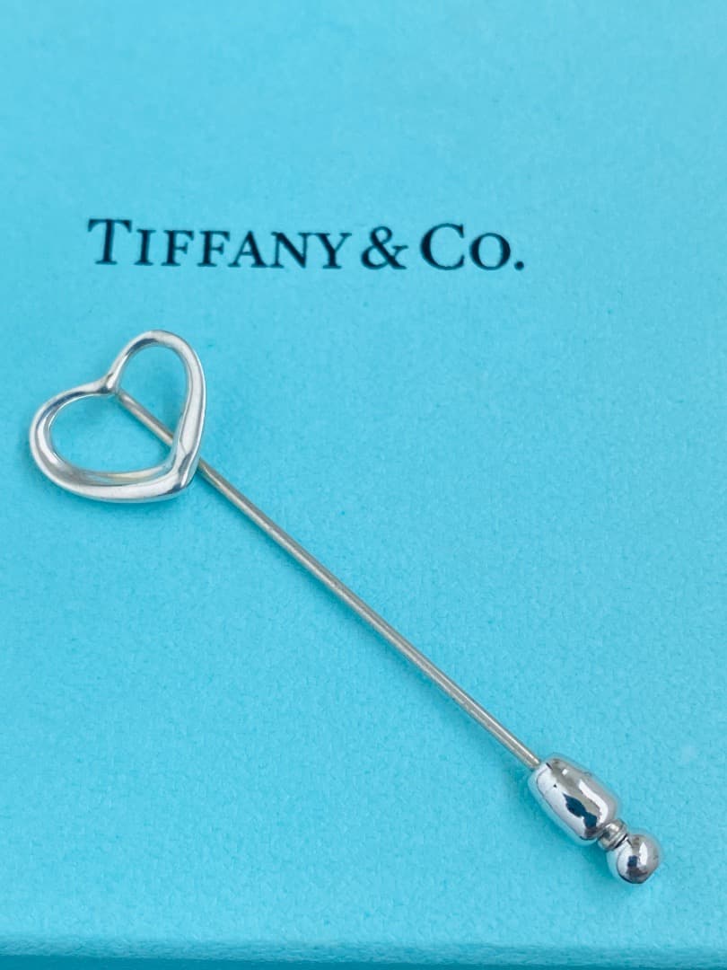 ティファニー　オープンハート　ピンブローチ　９２５　希少　TIFFANY TIFFANY&Co.（ティファニー） イコー質店 ☆希少品 エルサ・ペレッティ