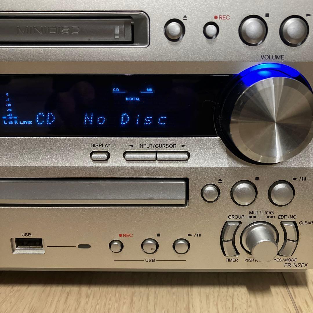 動作確認済 ONKYO X-N7FX MDコンポ CD・MDプレーヤー - メルカリ