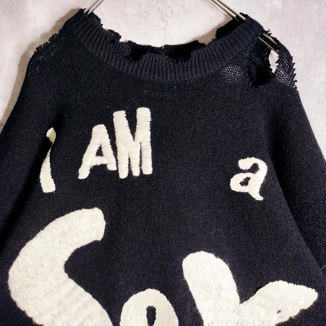 新品】セントマイケル × セックスピストルズ 22AW ニット ダメージ加工