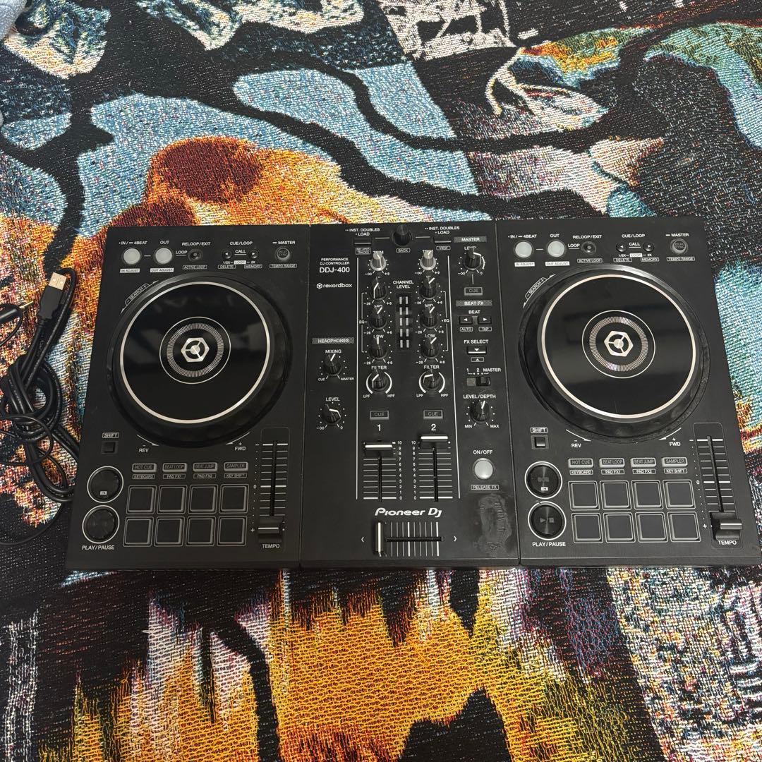 DJ機材 pioneer ddj-400 DDJ-400 - 2-channel DJ controller for rekordbox dj (Black)