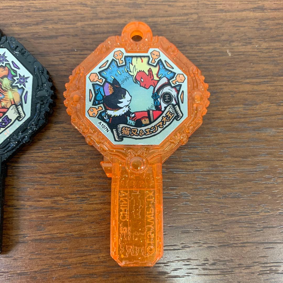 ➀ 妖怪ウォッチ 妖怪アーク 非売品 3種 エンマ大王×2種 猫又&エンマ