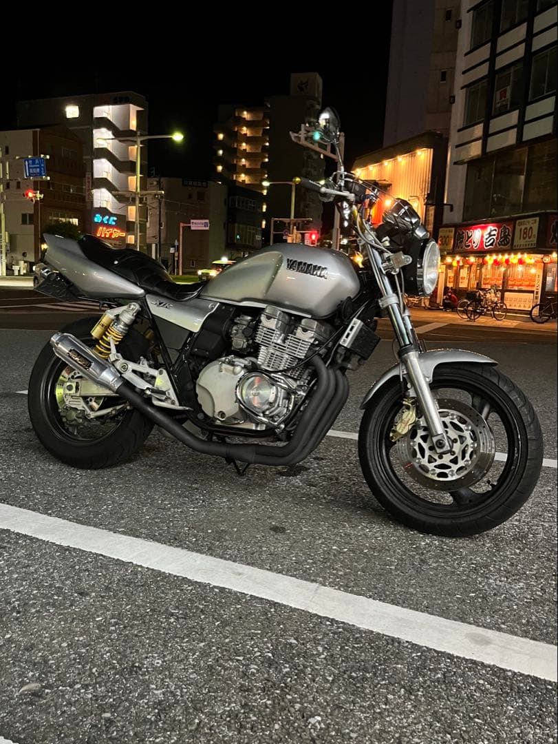 美品 XJR400 4HM ミスティ ミッドナイトモナカマフラー - メルカリ