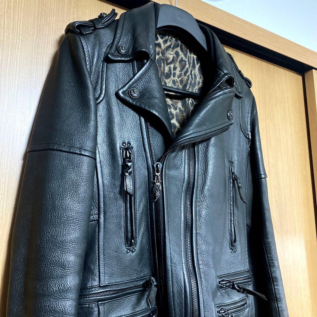 価格交渉 Roen ディアスキン 44サイズ ダブル ライダース ジャケット