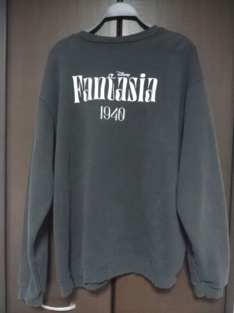古着 Disney FANTASIA ミッキーマウス スウェットM(XL位) - メルカリ