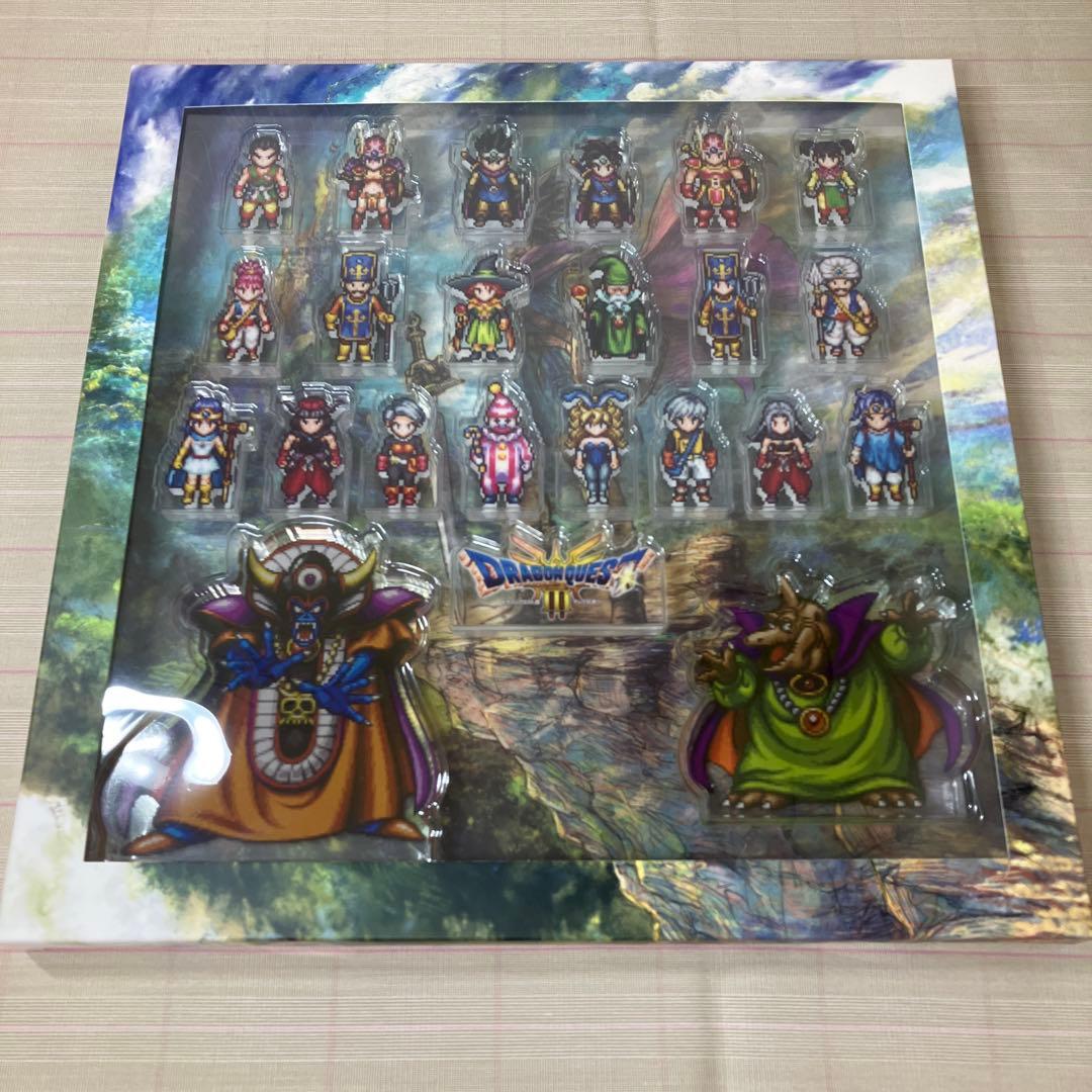 ドラクエ1＆2とドラクエ3 コンプリートセットのアクリルブロック